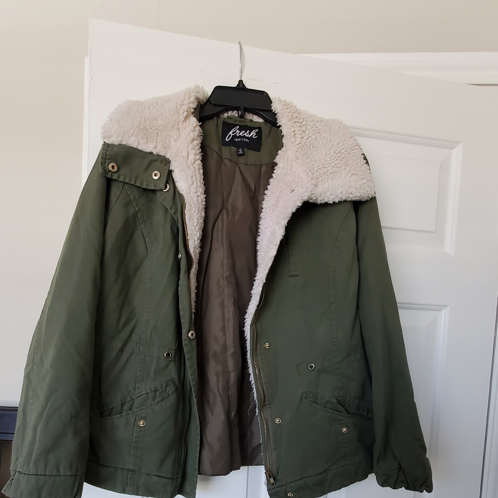 Military green jackets